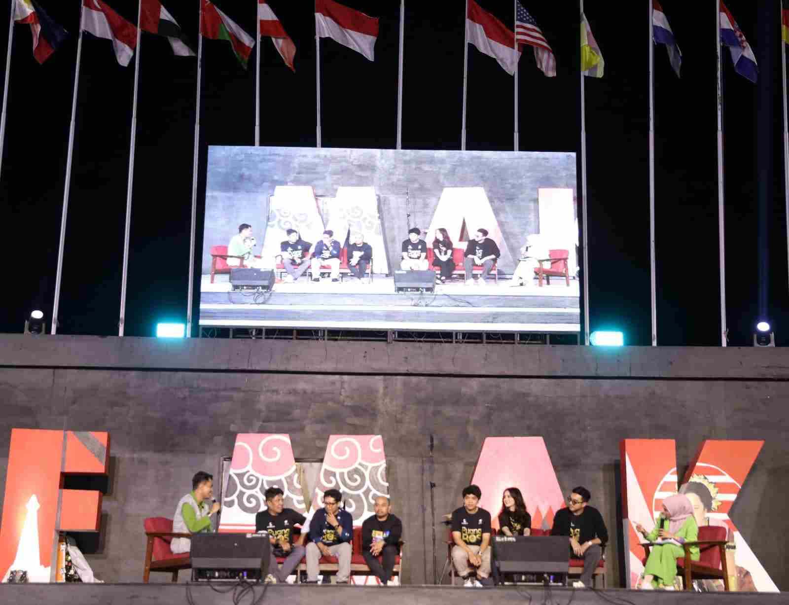 F8 Makassar Hadirkan Talkshow Oleh Pemeran dan Penayangan Trailer Film Puang Bos
