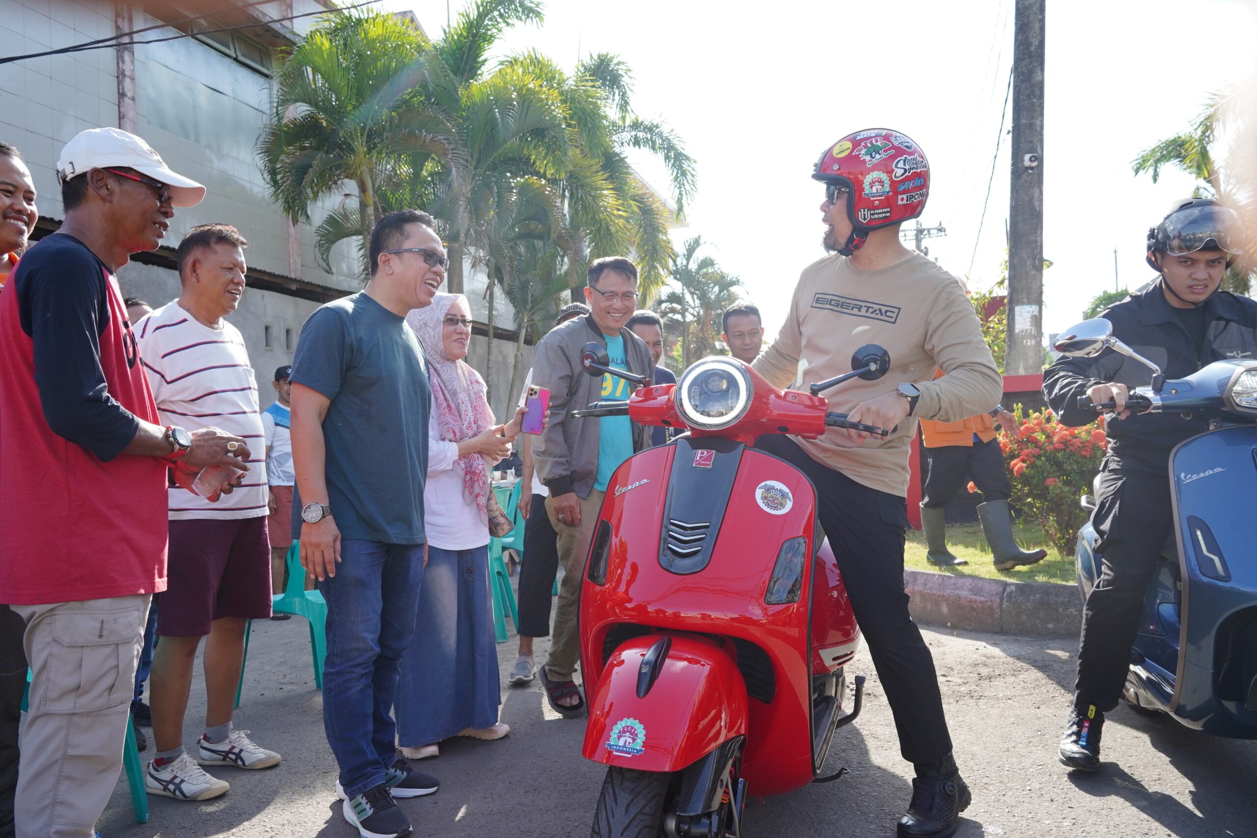 Camat Rappocini Dampingi Pjs Wali Kota Makassar Pantau Kerja Bakti Sabtu Bersih