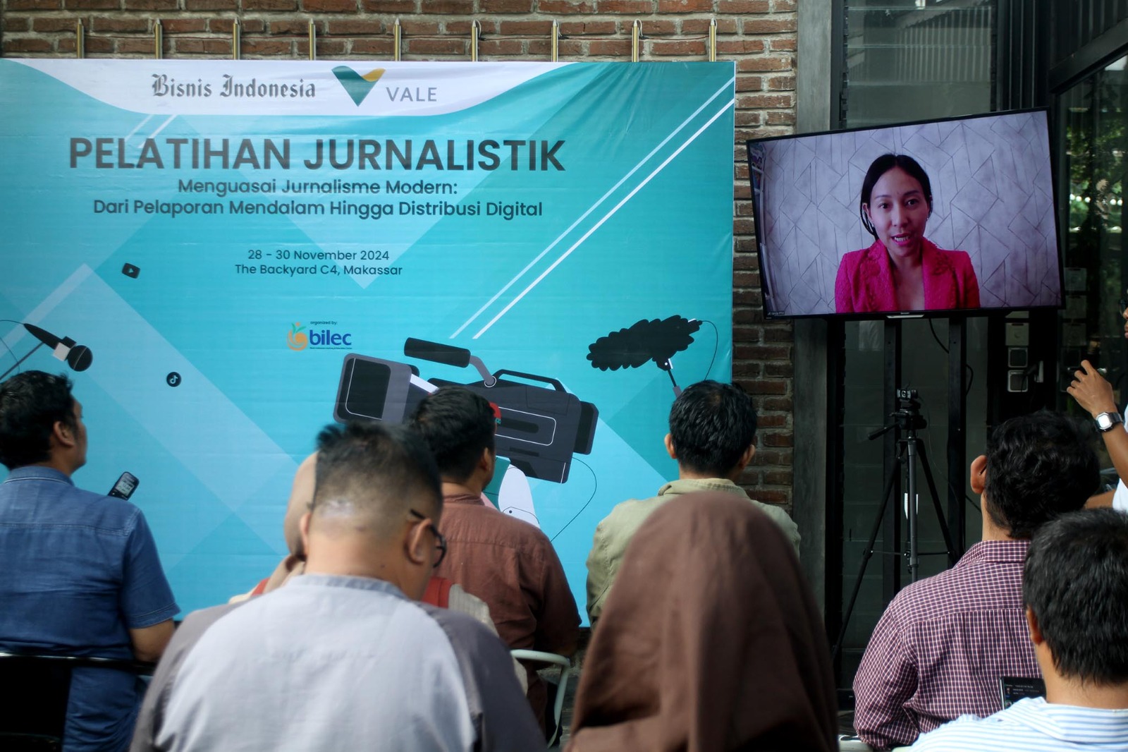 Kolaborasi PT Vale-Bisnis Indonesia Gelar Pelatihan Jurnalistik
