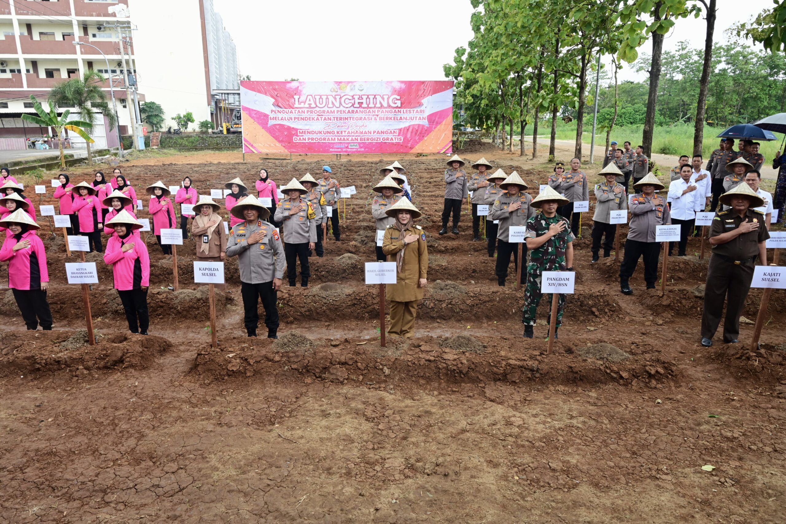 Wakil Gubernur Sulsel, Fatmawati Rusdi Apresiasi Program Pangan Lestari Polda Sulsel