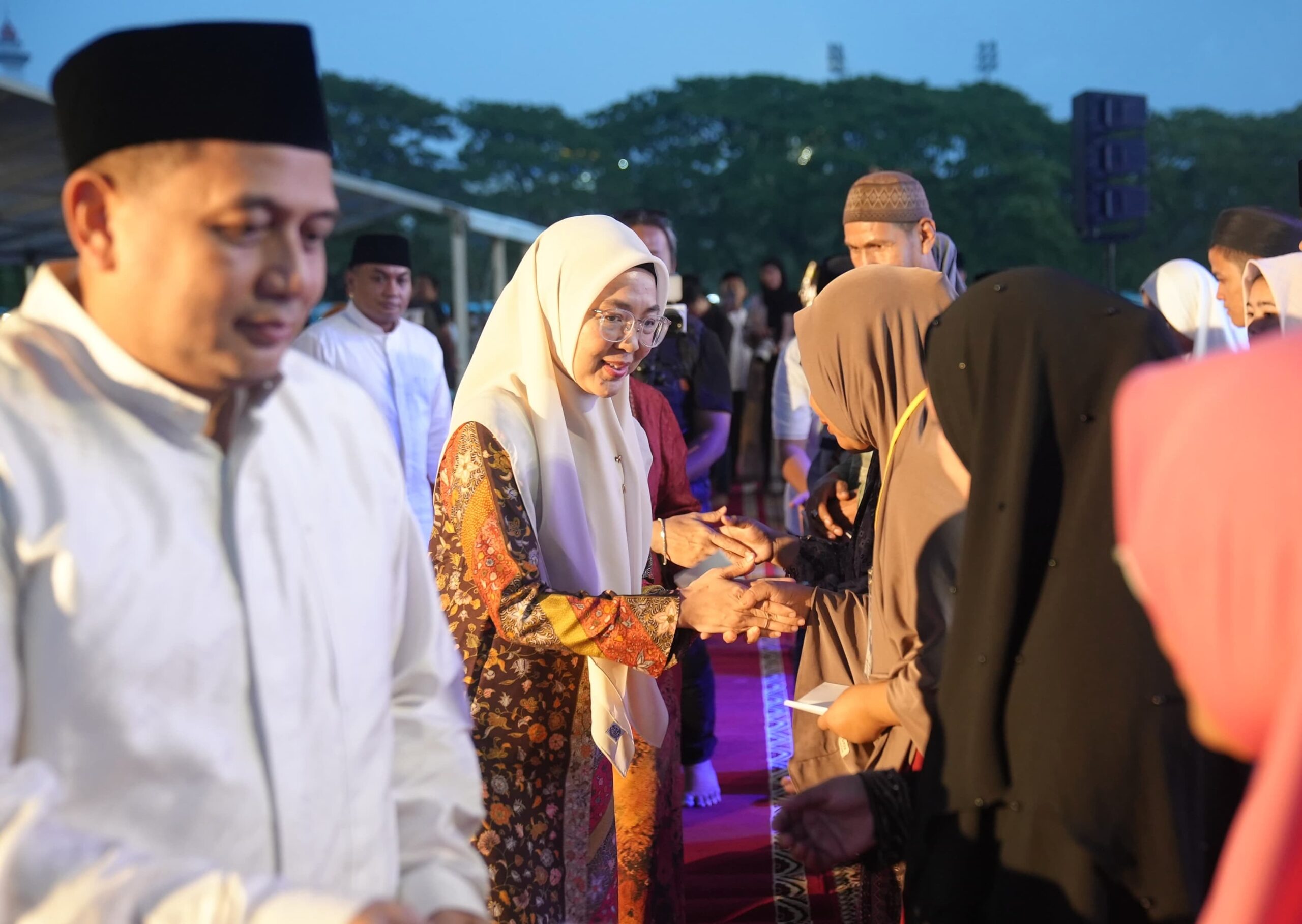 Digelar Pemkot Makassar, Melinda Aksa Hadiri Buka Bersama Anak Panti Asuhan dan BKMT