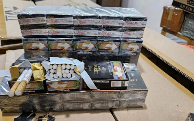 Bea Cukai Makassar Amankan Ribuan Batang Rokok Ilegal Melalui Operasi Gurita 2025