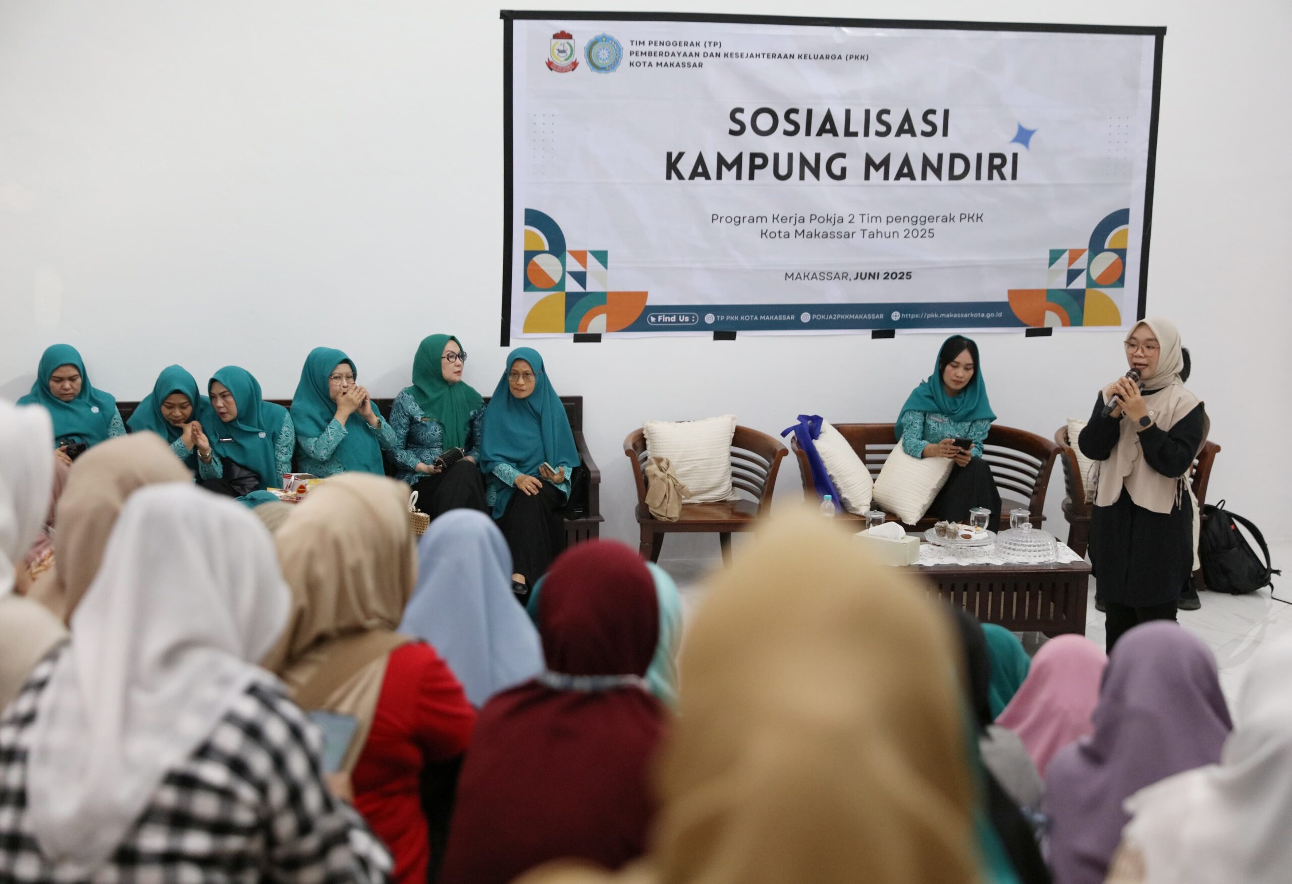 TP PKK Kota Makassar Gelar Sosialisasi Kampung Mandiri, Dorong 153 UMKM Binaan Untuk Melek Keuangan dan Digitalisasi