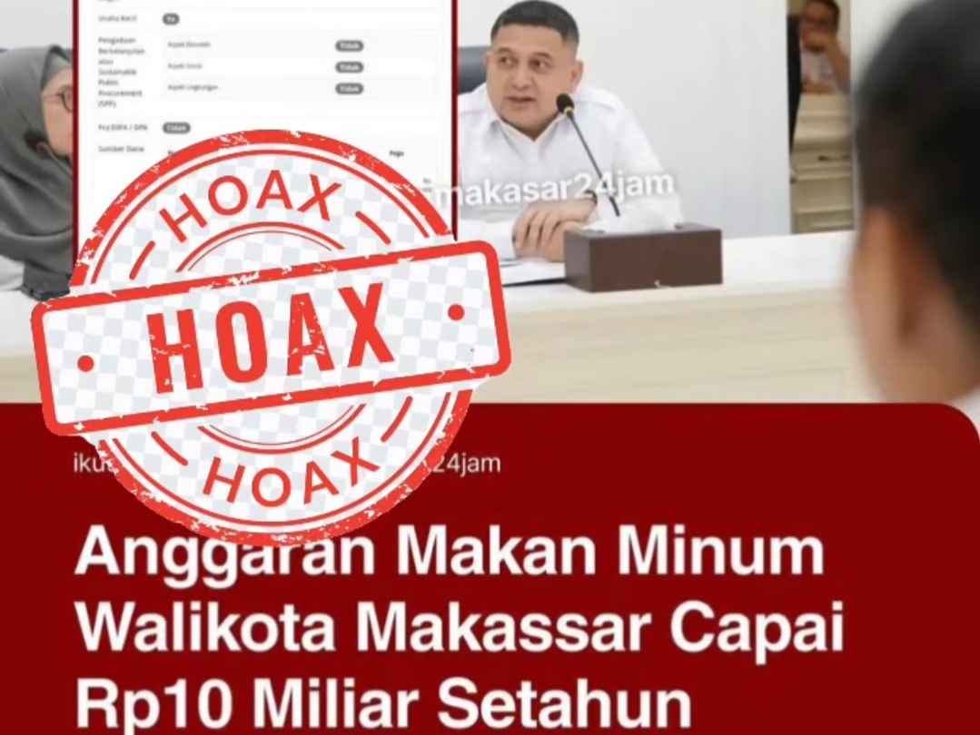 Isu Anggaran Rp10 Miliar untuk Makan Minum Wali Kota, Ini Bantahan Pemkot Makassar